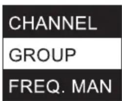 CHANNEL GROUP FREQ. MAN