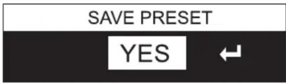 LD Systems U505.1 - SAVE PRESET - 1