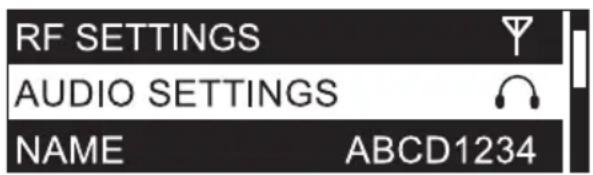 LD Systems U505.1 - AUDIO SETTINGS - 1
