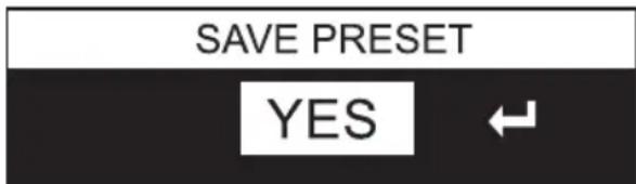 LD Systems U505.1 - ZAPISANIE WSTĘPNYCH USTAWIEN (SAVE PRESET) - 2