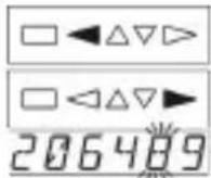 Kübler Codix 560 - Setting via front keys - 1