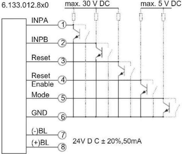 Kübler Codix 130 - Anschlussbilder/Connections/Schémas de branchement/Conexiones/Collegamenti: - 1