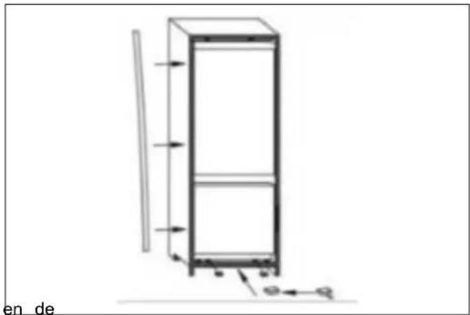 BERTAZZONI REF603BBNPTCS - INSTALLATIE-INSTRUCTIES (SCHUIFSCHARNIER) - 4