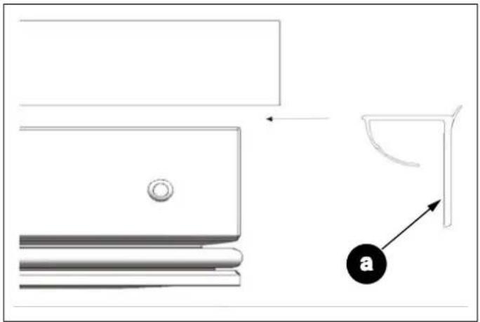 BERTAZZONI RBM75S5FPNS - INSTALLEREN VAN HET AANGEPASTE DEURPANEEL VAN DE VRIEZER - 10