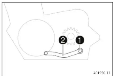 GAS GAS EC 350F (2023) - Regler la position de base du selecteur - 1