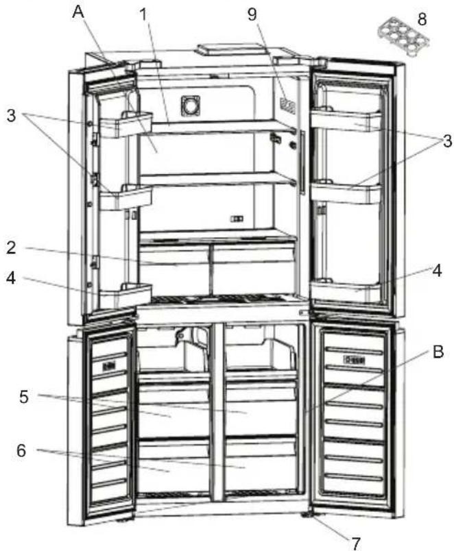 BERTAZZONI RCD84F4FXNC - Opmerkingen: - 1