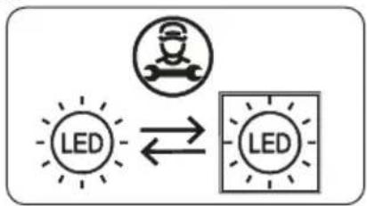 BERTAZZONI RCD84F4FXNC - Udskiftning af LED-belysning - 2