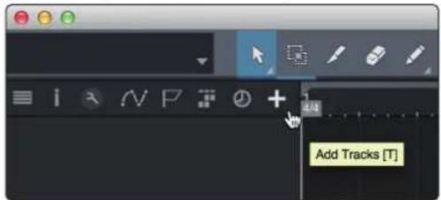 PRESONUS FaderPort - Création de pistes audio et d'instrument - 1
