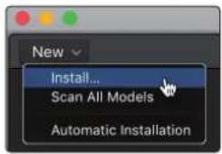 New Install... Scan All Models Automatic Installation