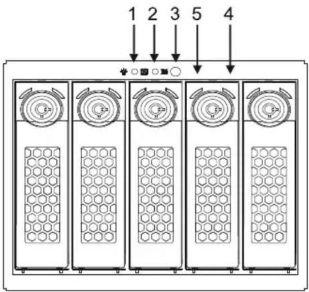 Icy Box IB555SSK - Façade et fermeture - 1