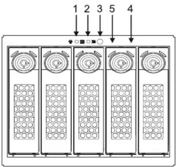 Icy Box IB555SSK - Przód i zamki - 1