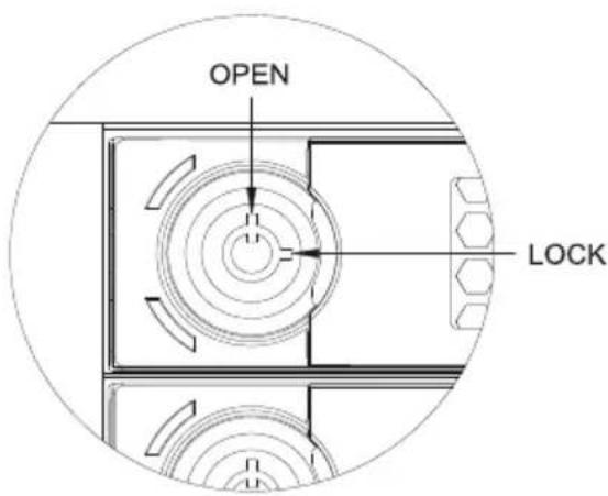Icy Box IB555SSK - Πρόσοψη και κλειδαριά φορέα - 2