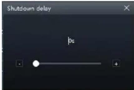 ALPINE HDPD90 - Shutdown delay setting - 1