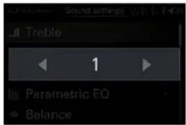 ALPINE HDS990 - Treble/Bass Setting - 1