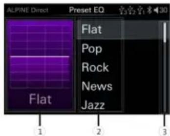 ALPINE HDS990 - Preset EQ Settings - 1