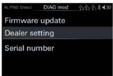 ALPINE HDS990 - DIAG Mode - 1