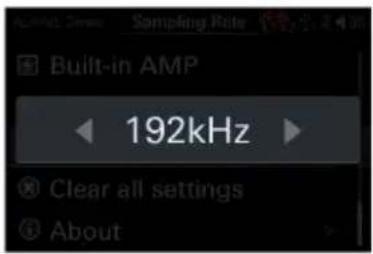 ALPINE HDS990 - Sampling Rate Settings - 1