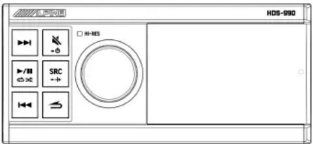 ALPINE HDS990 - USB 存储器(选购) - 1