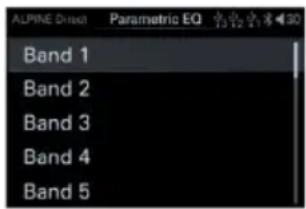 ALPINE HDS990 - Parametric EQ Setting - 1