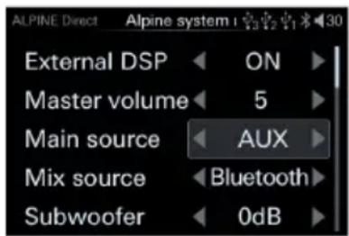 ALPINE HDS990 - ■ Correspondance du système alpine - 1
