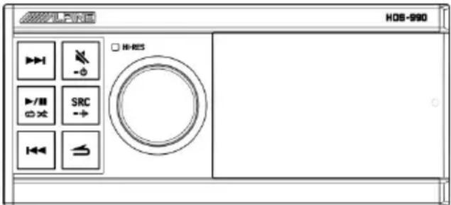 ALPINE HDS990 - Memo ria USB (op cional) - 1