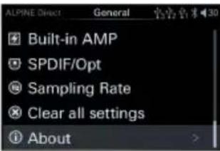 ALPINE HDS990 - General Settings - 2