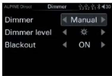 ALPINE HDS990 - Dimmer Control - 1