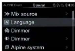 ALPINE HDS990 - Ajuste general - 1