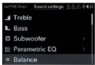 ALPINE HDS990 - Sound Settings - 1