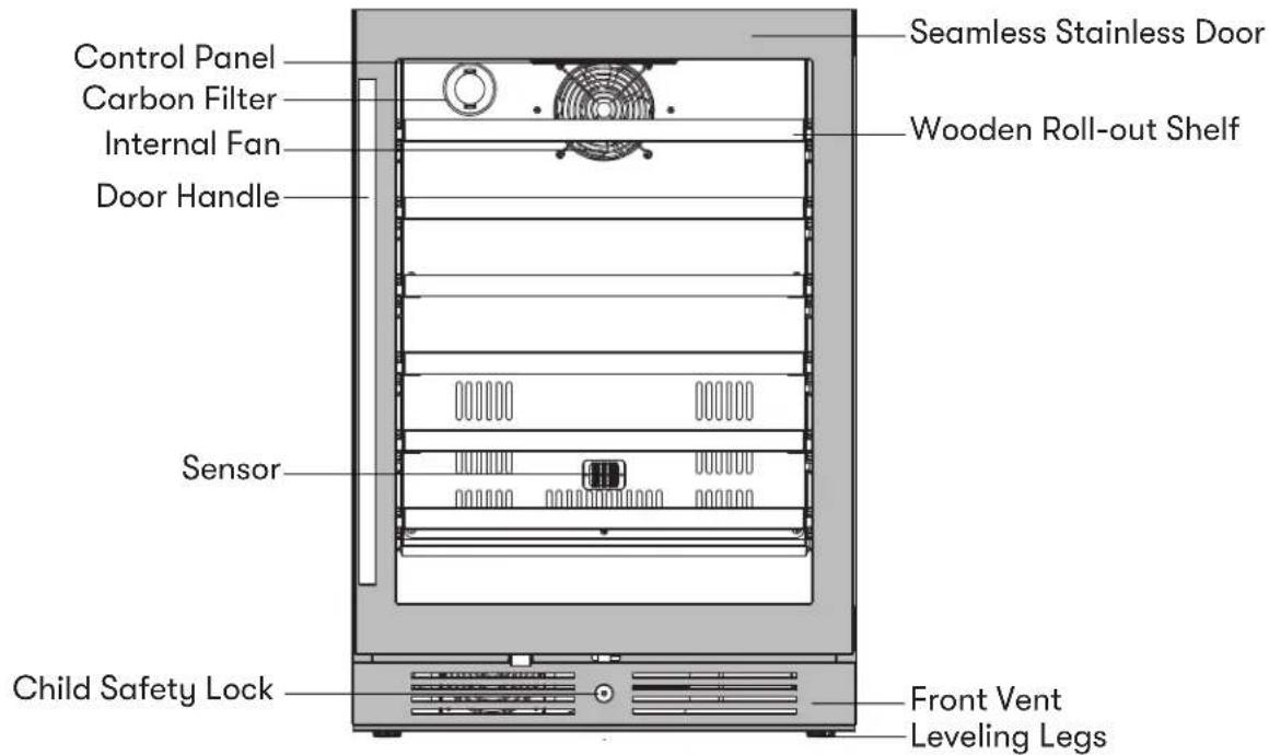 Zephyr Presrv PRW24C01CG - Internal Storage - 2