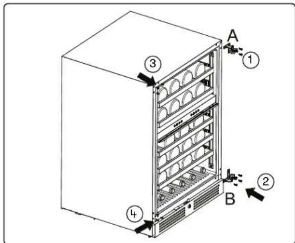Zephyr Presrv PRW24C01CG - Reversing the Door Swing of Your Appliance - 5