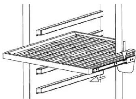 Zephyr Presrv PRW24C01CG - Removing the Wooden Roll-Out Shelves - 2