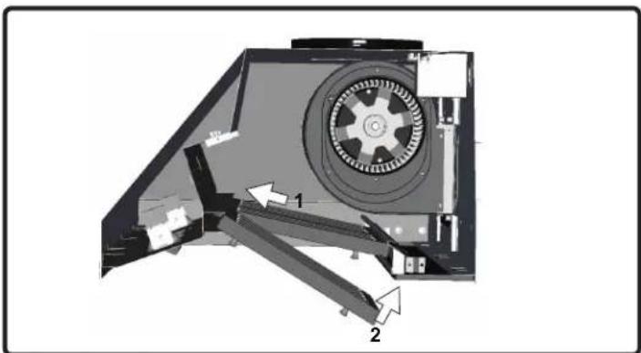 Zephyr Monsoon II AK9358BS - Installing the Baffle Filters, FIG. F: - 1
