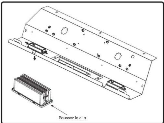 Zephyr Monsoon II AK9358BS - Retrait de la LED LumiLight (FIG. H): - 1