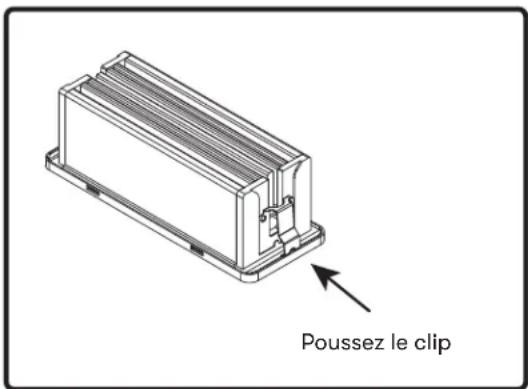 Zephyr Siena ZSIE36BSES - Retrait de la LED (FIG. H): - 1