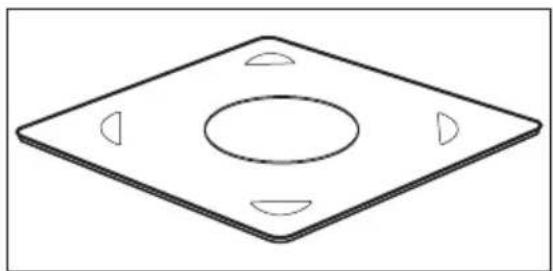 AEG BFB8002QM - Microwave bottom glass plate - 4