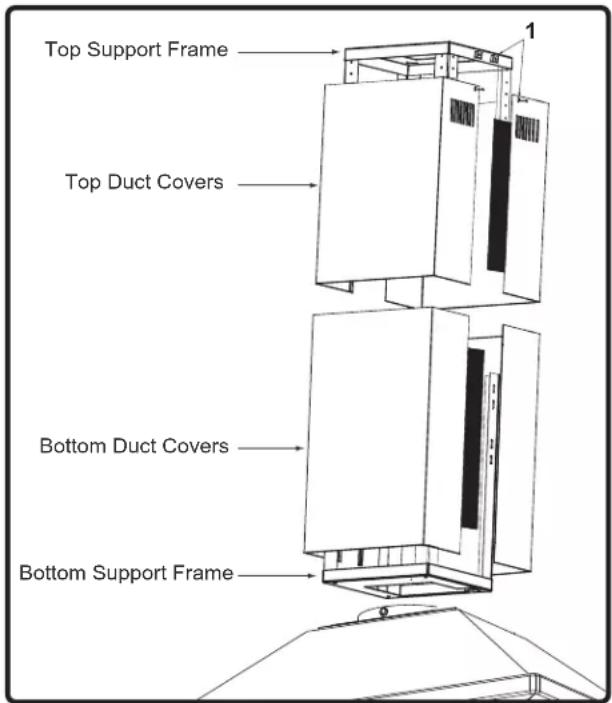 Zephyr Titan AK7754BS - Mounting the Hood - 3