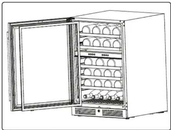 Zephyr Presrv PRB24C01CG - Reversing the Door Swing of Your Appliance - 11