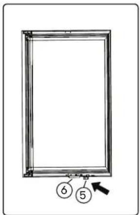 Zephyr Presrv PRB24C01CG - Inverser l'ouverture de la porte de votre appareil - 4