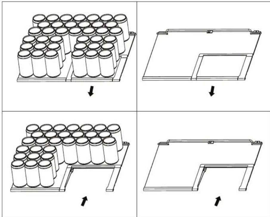 Zephyr Presrv PRB24C01CG - Utilisation de l'étagère quart de verre rétractable - 1