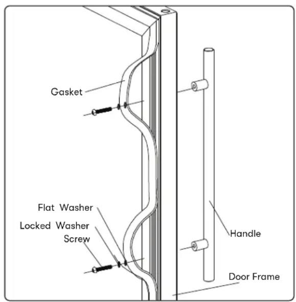 Zephyr Presrv PRB24C01CG - Installing the Handle - 1