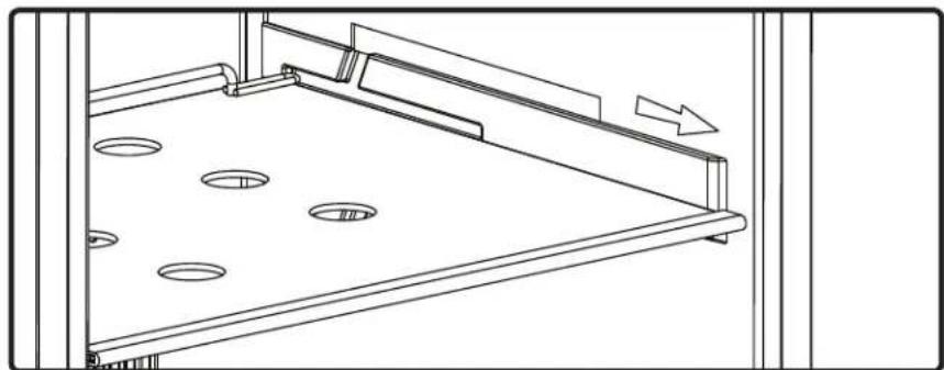 Zephyr Presrv PRB24C01CG - Removing the Glass Shelves - 1