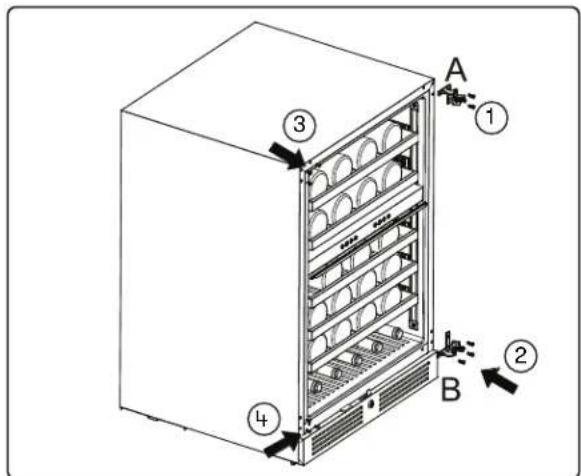 Zephyr Presrv PRB24C01CG - Reversing the Door Swing of Your Appliance - 5