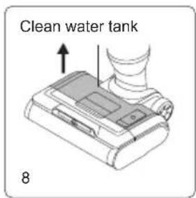 JIMMY HW9 Pro - Clean water tank assembly and disassembly - 2