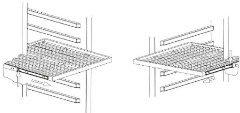 Zephyr Presrv PRWB24C32CG - Removing the Wooden Roll-Out Shelves - 1