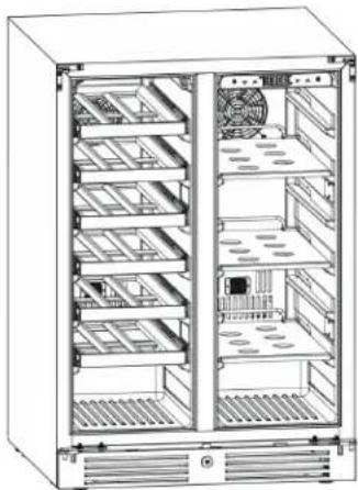 Zephyr Presrv PRWB24C32CG - Removing the Glass Shelves - 1