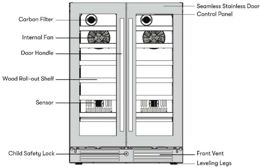 Zephyr Presrv PRW24C32CG - Internal Storage - 2