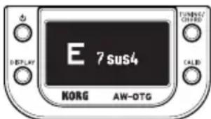 KORG AWOTB - Reconnaissance d'accord (AW-OTG uniquement) - 1