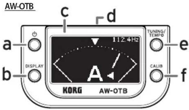 KORG AWOTB - Parties du AW-OTG/AW-OTB - 2