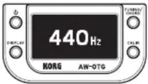 KORG AWOTB - Réglages de la hauteur de réference (*M) - 1